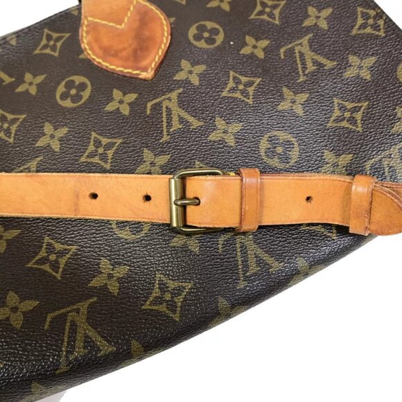LOUIS VUITTON Cartouchiere GM Shoulder Bag Monogram Leather Brown - Picture 9 of 16